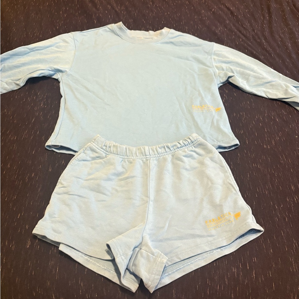 Fabletics Blue Sweats Set
